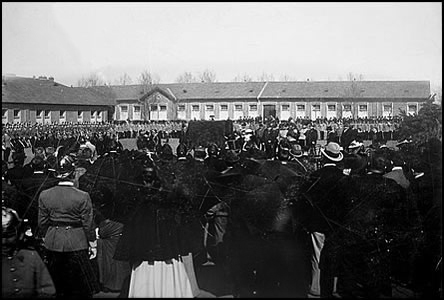 Velká kasárna, rok 1914