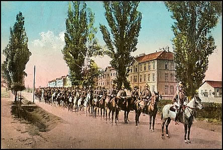 Kasárna po roce 1900.