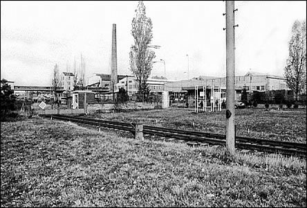 Železniční vlečka do Cihelny.