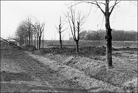 V roce 1944 bylo podél ul. Velkomoravské (tehdy Vídeská) "pole neorané".