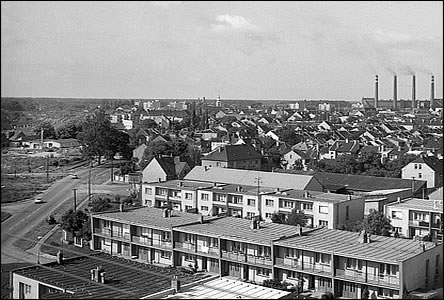 Ulice Mšanská pod Mrkotálkami v dob okolo roku 1980.