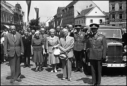 Prezident E. Beneš v Hodonín dne 22.06.1947