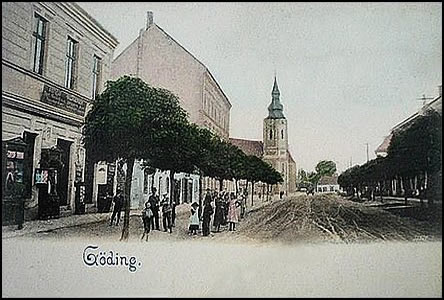Rynková ulice okolo roku 1900.
