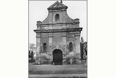 Prelí Kaple sv. Kíe ped opravou v roce 1937.