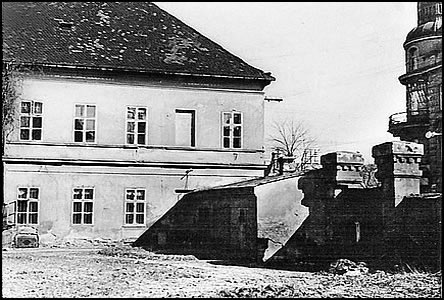 Pohled ze dvora starého okr. úadu ped r.1939.