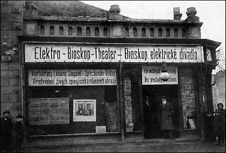 První hodonínské kino Bioskop.
