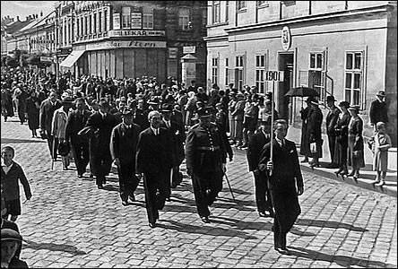 Kiovatka a prvod abiturient reálky dne 20. kvtna 1934.