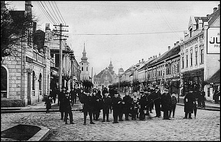 Ringgasse (Národní tída) v roce 1906.