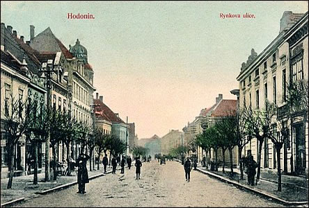 Rynková ulice v roce 1910.
