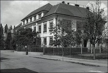 Domov dchodc na ulici Jarošov asi v roce 1960.