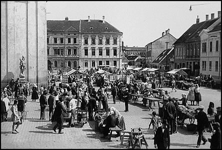 Trh na nmst okolo roku 1930