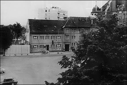 Masarykovo námstí, staví se budova nynjší Fotografie vedle Inform. centra.