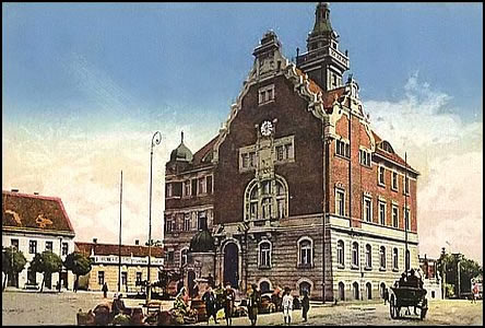 Radnice v roce 1909.