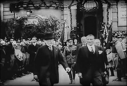 Z návštvy prezidenta T. G. Masaryka v Hodonín v roce 1924.