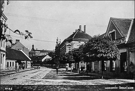 Okolo roku 1910 se ulice Dobrovolského jmenovala Školní.