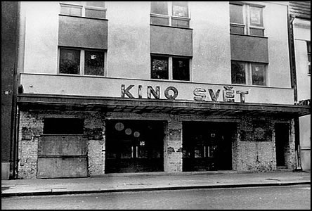 Kino Svt zejm pi rekonstrukci v 70' létech.