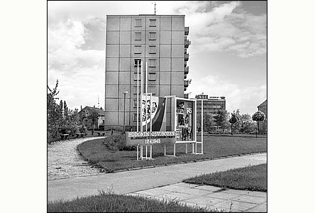 Zámecké náměstí v roce 1978 při oslavě 750 let města Hodonína.