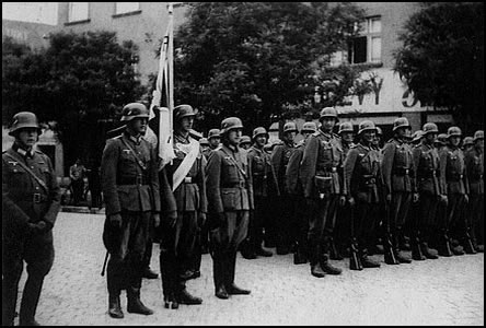 Nmeck jednotka, nastoupen v roce 1939 na Nrodn td.